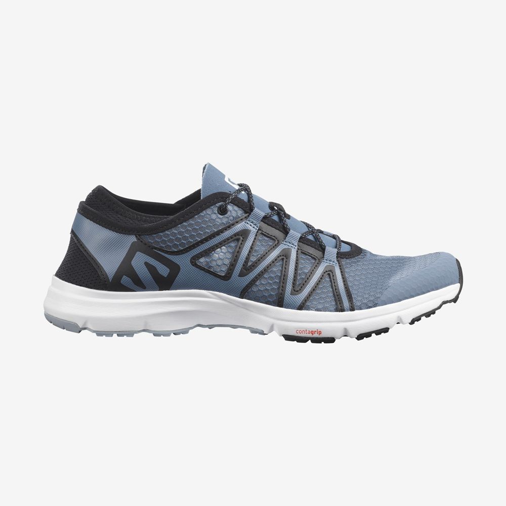 Salomon Israel CROSSAMPHIBIAN SWIFT 2 - Mens Hiking Shoes - Blue (JEMX-53120)